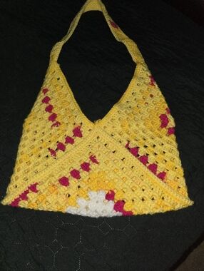 Crochet Grsnny Square bag